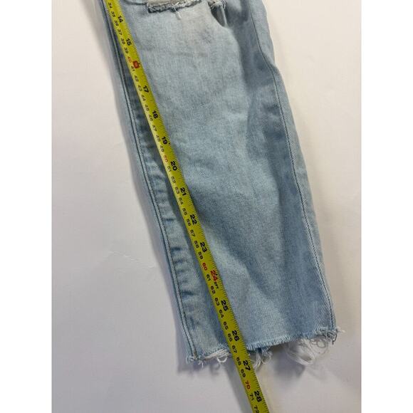 Treasure & Bond High Rise Loose Skinny Ankle Jeans Women’s Size 28 Light Wash - Picture 10 of 10